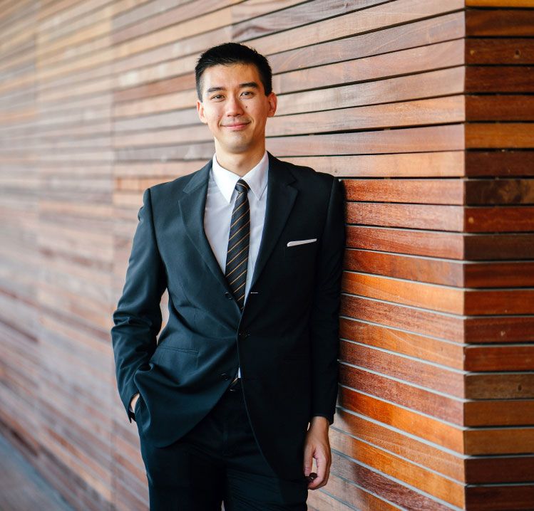 Business professional in a suit